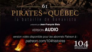 104 histoires de Nouvelle-France - 61 - Pirates de Québec